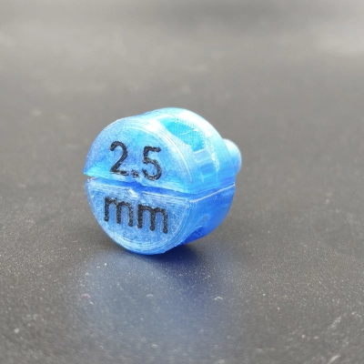 Ogranicznik na wiertło 2.5mm (do szablonów na wiertło centrujące) Ogranicznik na wiertło 2.5mm (do szablonów na wiertło centrujące)